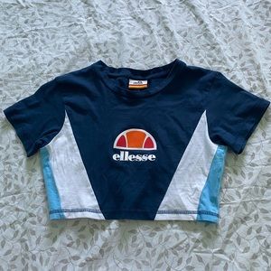 Ellesse women’s blue crop top- size xs